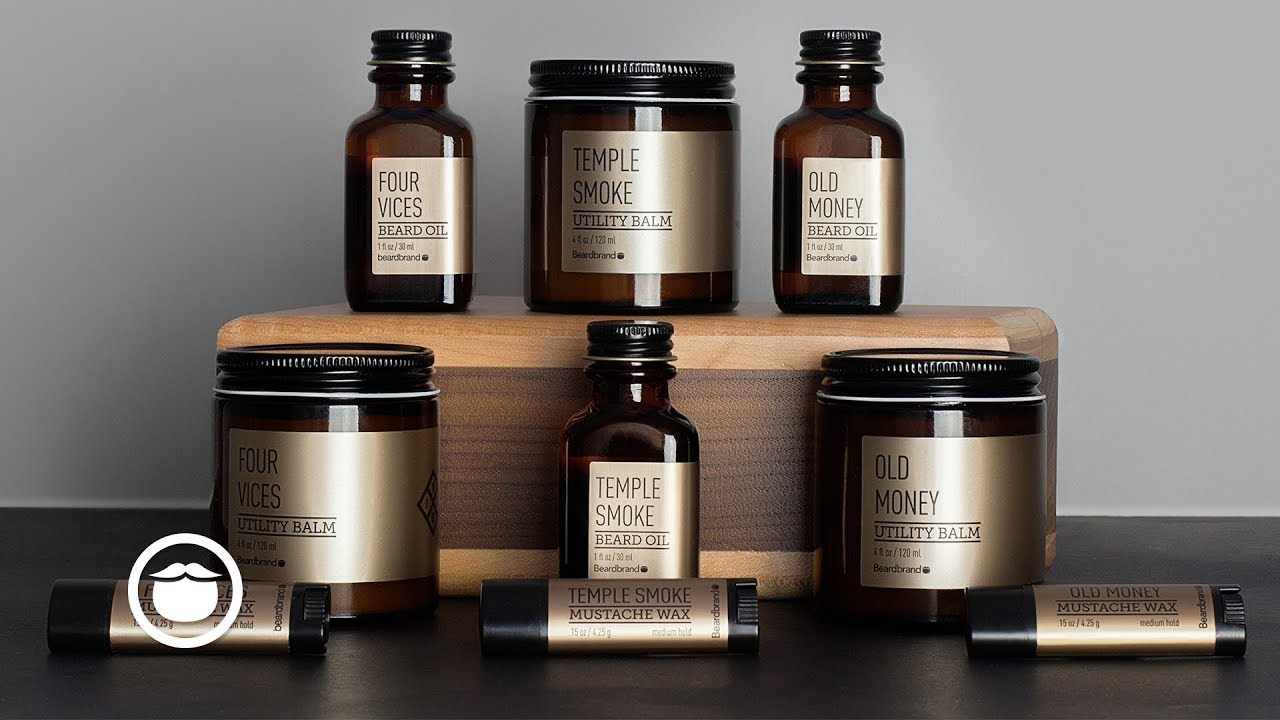 Beardbrand Logo and Product Beardbrand Logo and Products