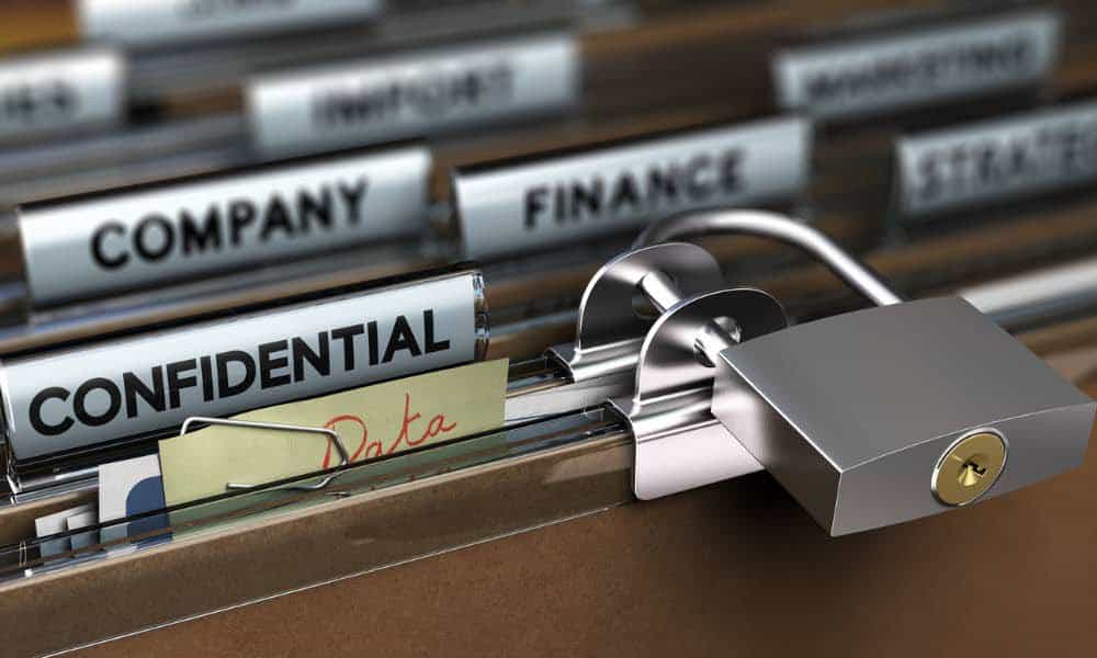Locked-files-symbolizing-confidential-information